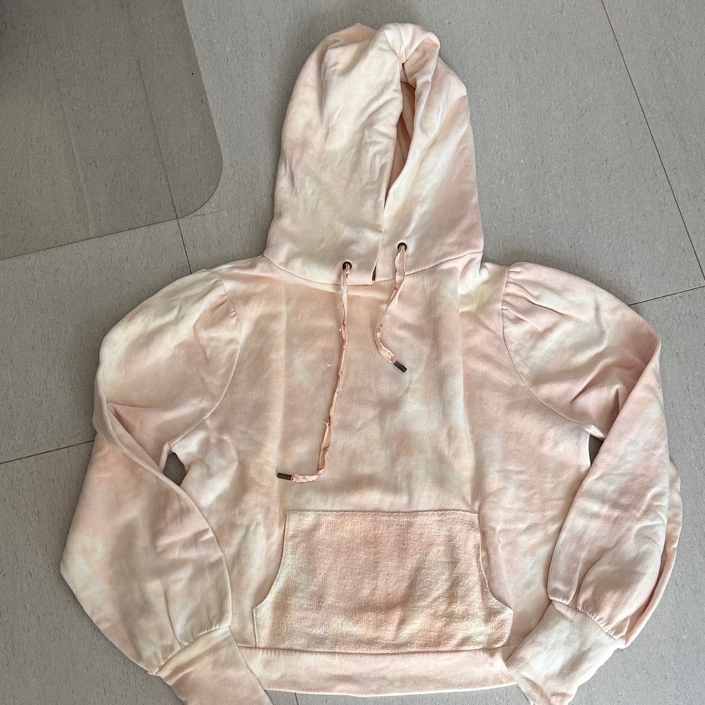 Loveshack Fancy Tie Dye Hooded SweatshirtM